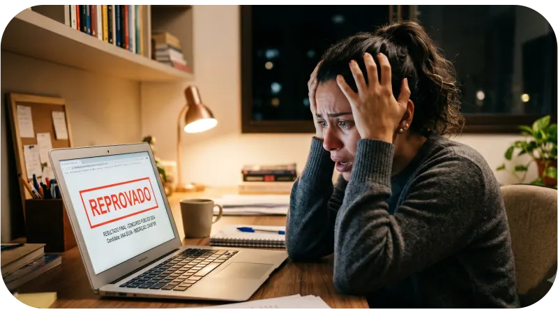 Pessoa em desespero com notebook